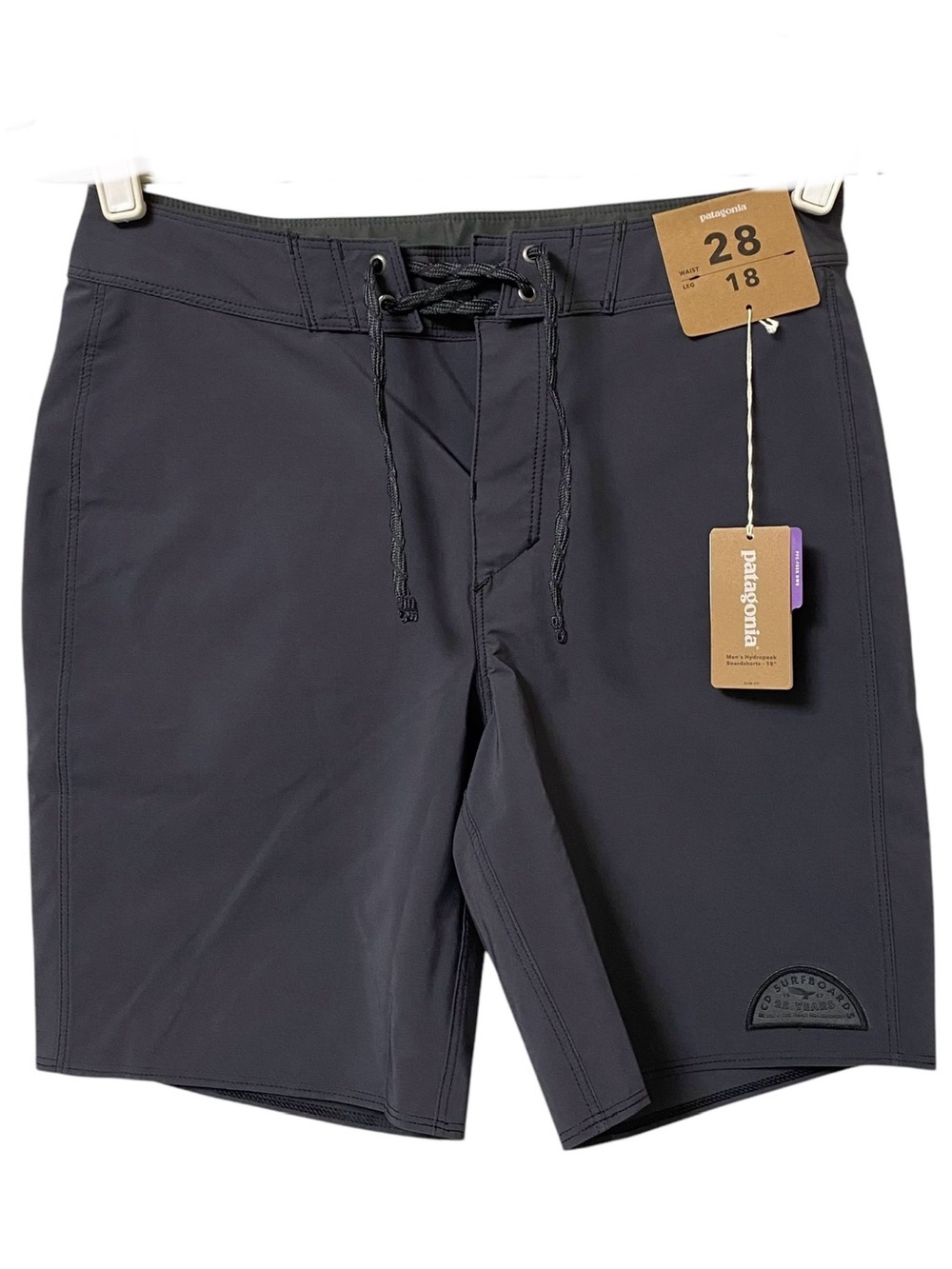Patagonia Men’s slate gray Hydro Series Boardshorts summer surfing size 28